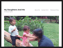 Tablet Screenshot of mydaughtersandme.com